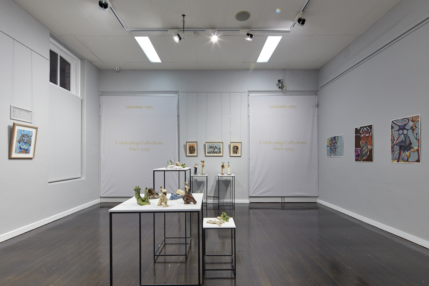 Installation view of It's Very Nearly All Greek To Me at Leonard Joel