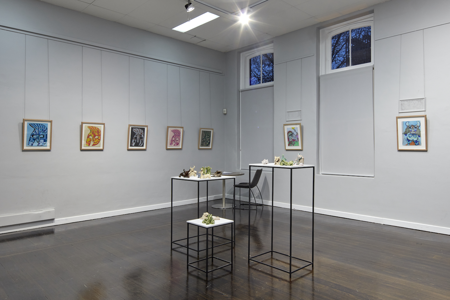 Installation view of It's Very Nearly All Greek To Me at Leonard Joel