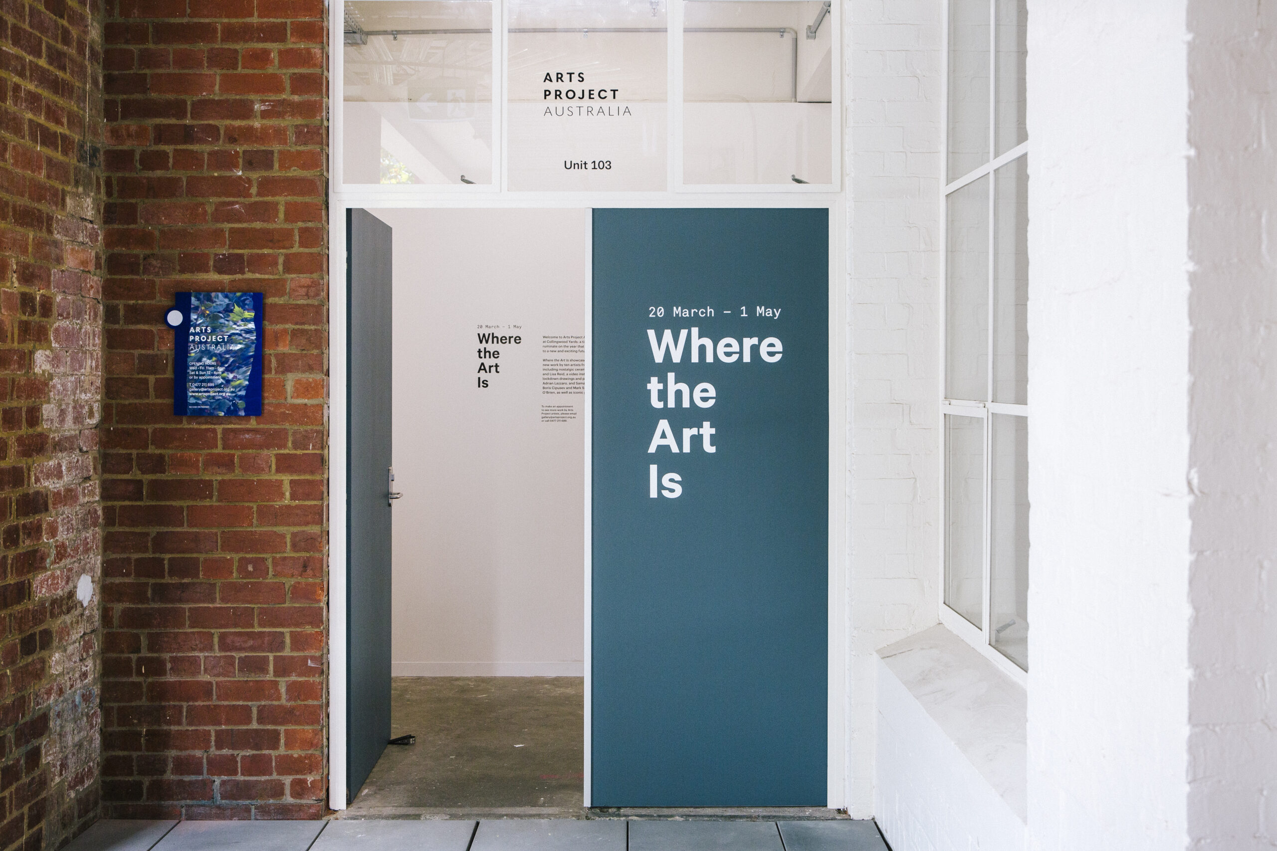 Entrance to the gallery