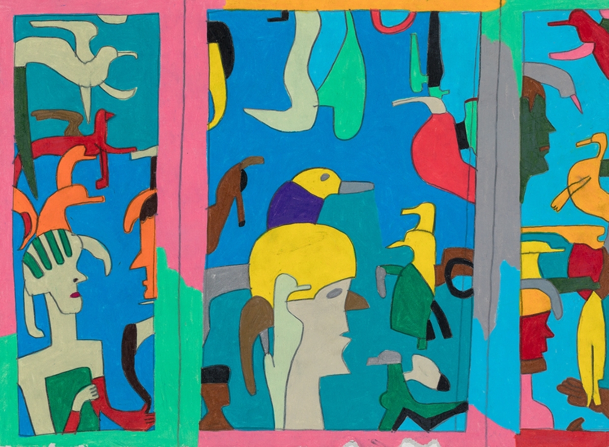 Anthony Romagnano Feathers, Swan, bird and a wing 2022