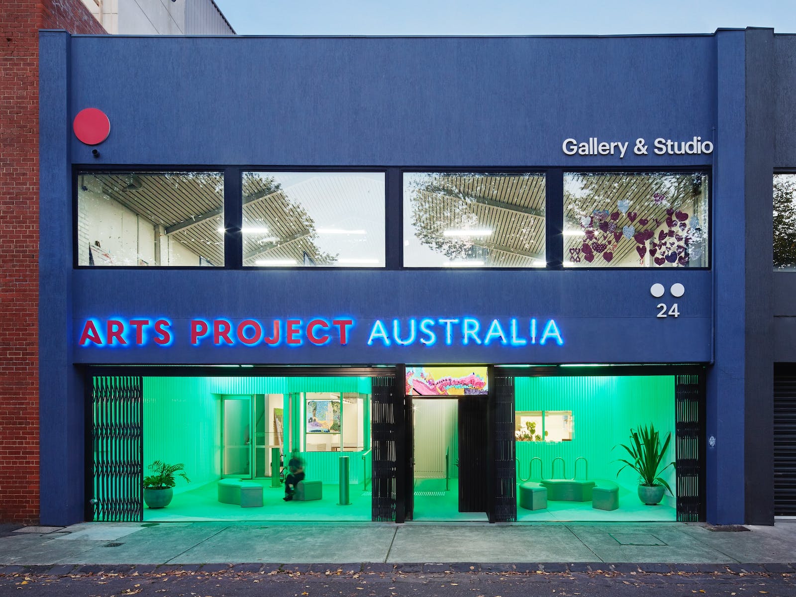 Arts Project Australia front of Northcote studio renovations 2018