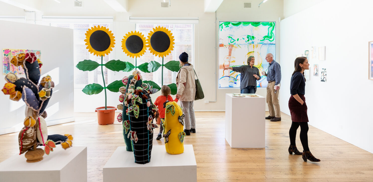 Plant Life exhibition at Arts Project Australia Collingwood Yards gallery 2022