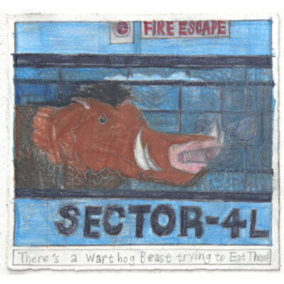 There's a Warthog Beast trying to Eat Them!