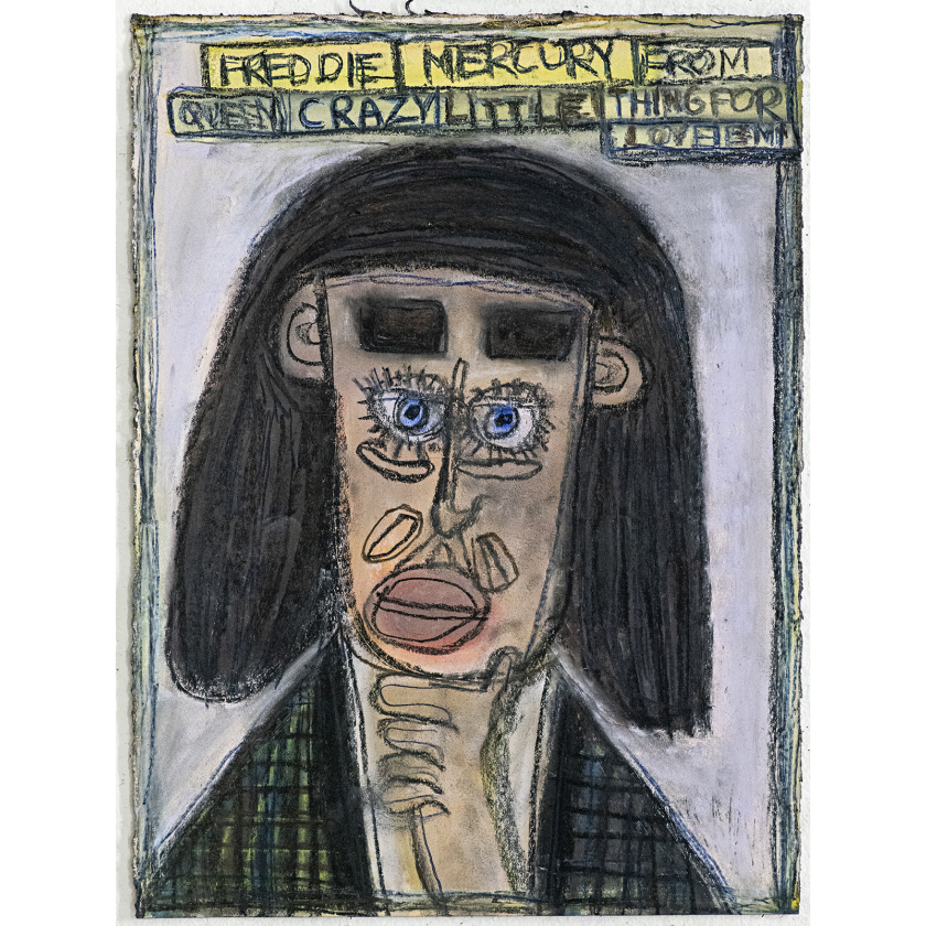 Freddie Mercury from Queen Crazy little thing for love from EMI