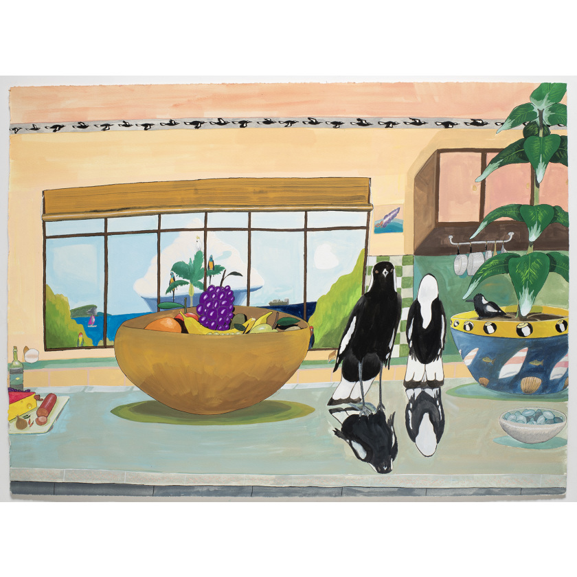 Magpies in the Kitchen