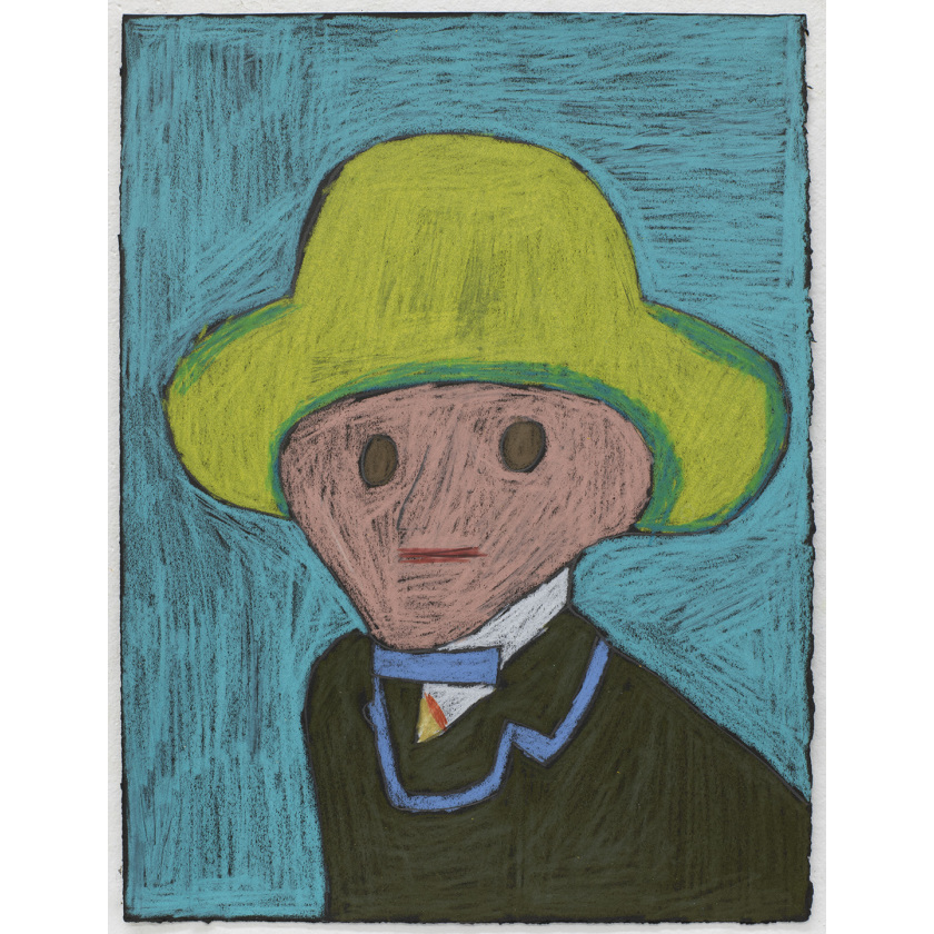 Self Portrait with Straw Hat